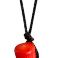 Dije Coral Rojo Auténtico Elimina Malas Energías