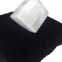 1 Cubo De Selenita Reiki Meditación Sanación
