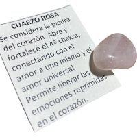 Cuarzo Rosa Chico Piedra Del Amor 1 Pieza