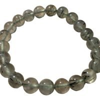 Pulsera Prehnita Esferas 8 Mm Piedra Amor Incondicional Yoga