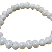1 Pulsera De Perlas Cultivadas Naturales