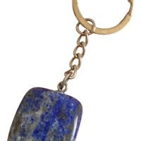 Llavero De Lapislázuli Piedra Natural Amuleto Ujm