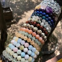 Pulsera Fluorita Natural Meditación Reiki Equilibrio