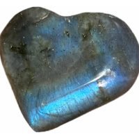 Corazón Tallado Labradorita Excelente Calidad Ujm