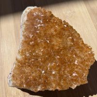 1 Drusa De Citrino Piedra Natural Amuleto Protector