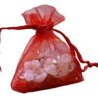 1 Morralito Cuarzo Citrino 25 Gr Seguridad Amuleto Protector