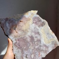 1 Laja Cuarzo Amatista Rosa Decoración Ornamental Reiki Yoga