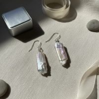 Par De Aretes De Perla Cultivada En Plata 925