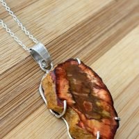 D_622145-MLM111113609957_052026-F.jpg Dije De Madera Petrificada Con Plata 925