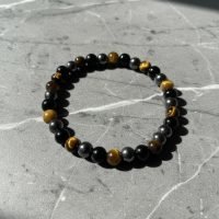 D_684094-MLM111142784643_052026-F.jpg 1 Pulsera Hematita Con Obsidiana Negra Y Ojo De Tigre