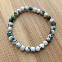 D_798986-MLM110653470826_052026-F.jpg 1 Pulsera Ágata Musgosa 6mm Natural Aporta Calma Paz Reiki