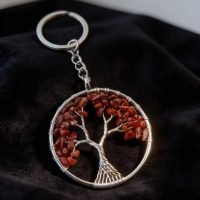 D_825925-MLM111112249429_052026-F.jpg Llavero De Arbol De La Vida De Mineral Jaspe Rojo