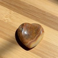 1 Piedra Agata Crazy Corazon Masaje Worry Stone