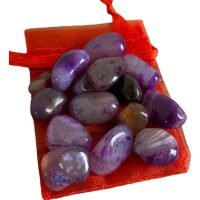 D_633564-MLM77921738368_082024-F.jpg 1 Morralito Con Agata Morada Piedra Serenidad Yoga Reiki