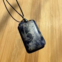 Dije Cuarzo Sodalita Natural Pasacadena Chakras Reiki Yoga