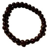 D_814378-MLM109715528626_042026-F.jpg Pulsera De Granate Rojo Translucido Semiprecioso 6 Mm
