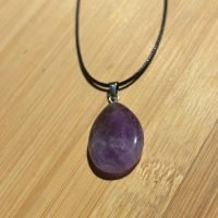 1 Dije Gota Cuarzo Amatista Reiki Piedra Natural