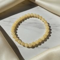D_955351-MLM110599589149_042026-F.jpg 1 Pulsera Calcita Amarilla Piedra Natural 6 Mm Mineral Reiki