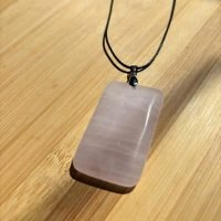 Dije Cuarzo Rosa Natural Pasacadena Chakras Reiki Yoga