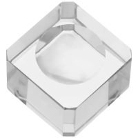 Base Soporte De Cristal 3 Cm Para Esfera De Cuarzo